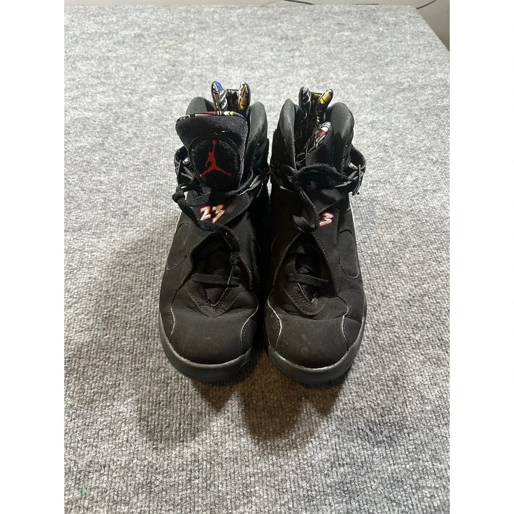 Nike Air Jordan 8 Retro Playoffs 2013 Black Red 305381-061 Men's Size 11